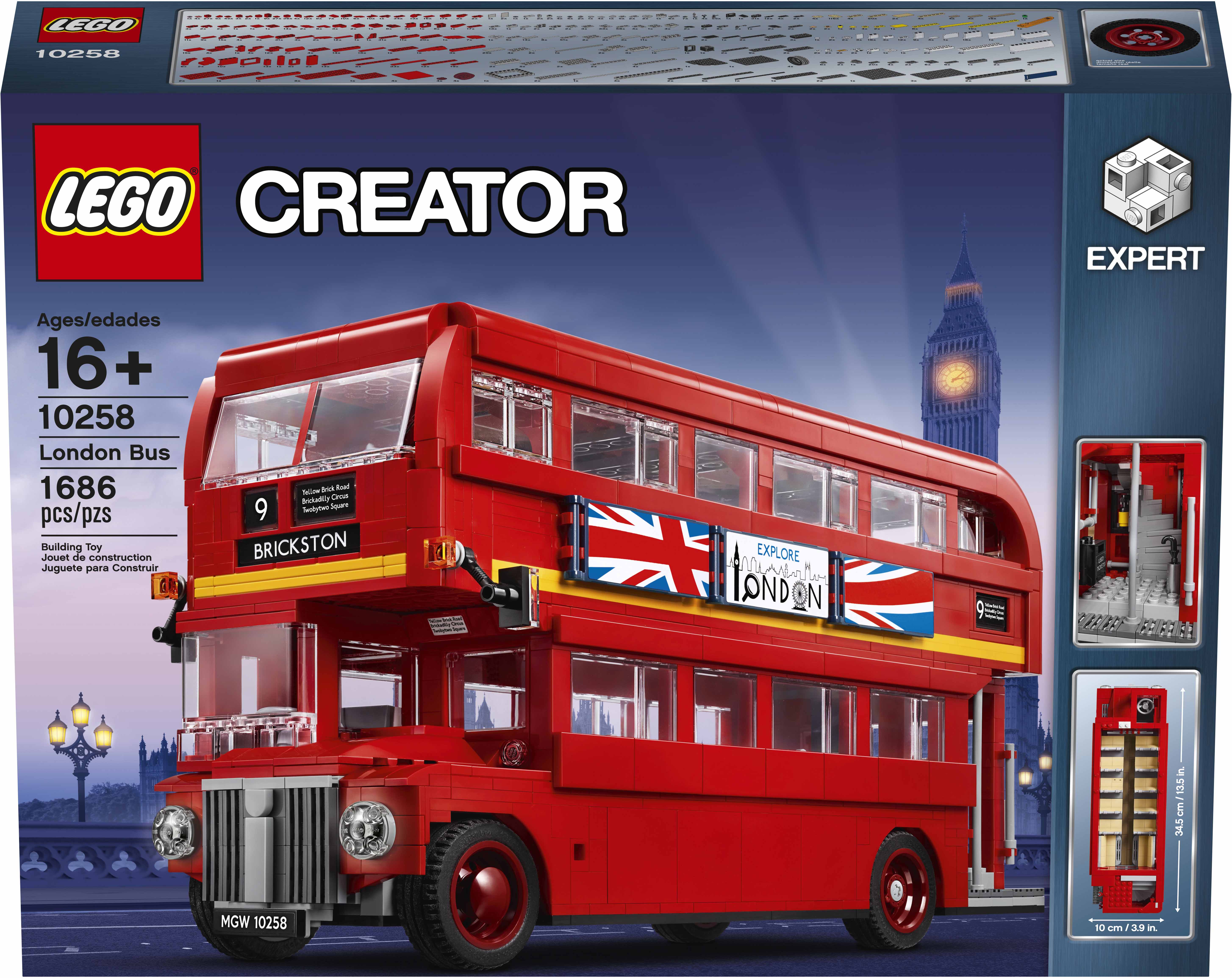 

Конструктор LEGO Creator Expert Лондонский автобус 1686 деталей (10258)