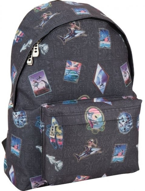 

GoPack Рюкзак школьный подростковый 42x32x14см 112 gо-6 черный