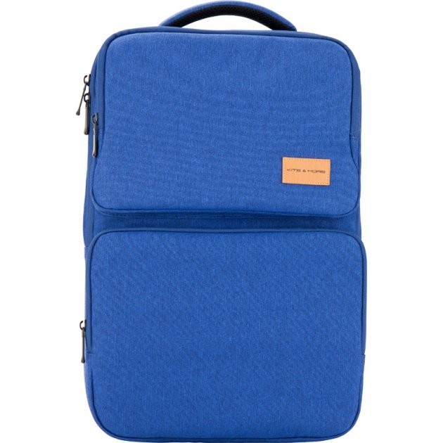 

KITE Рюкзак школьный подростковый 48x31x14см Kite & More синий