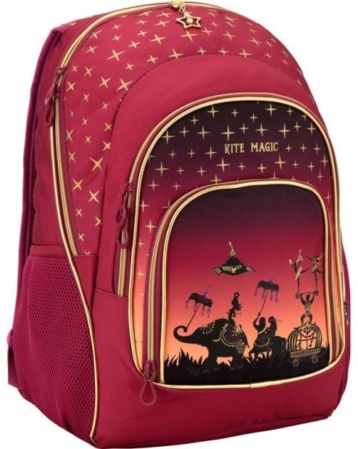 

KITE Рюкзак школьный подростковый 40x30x14см Junior бордовый