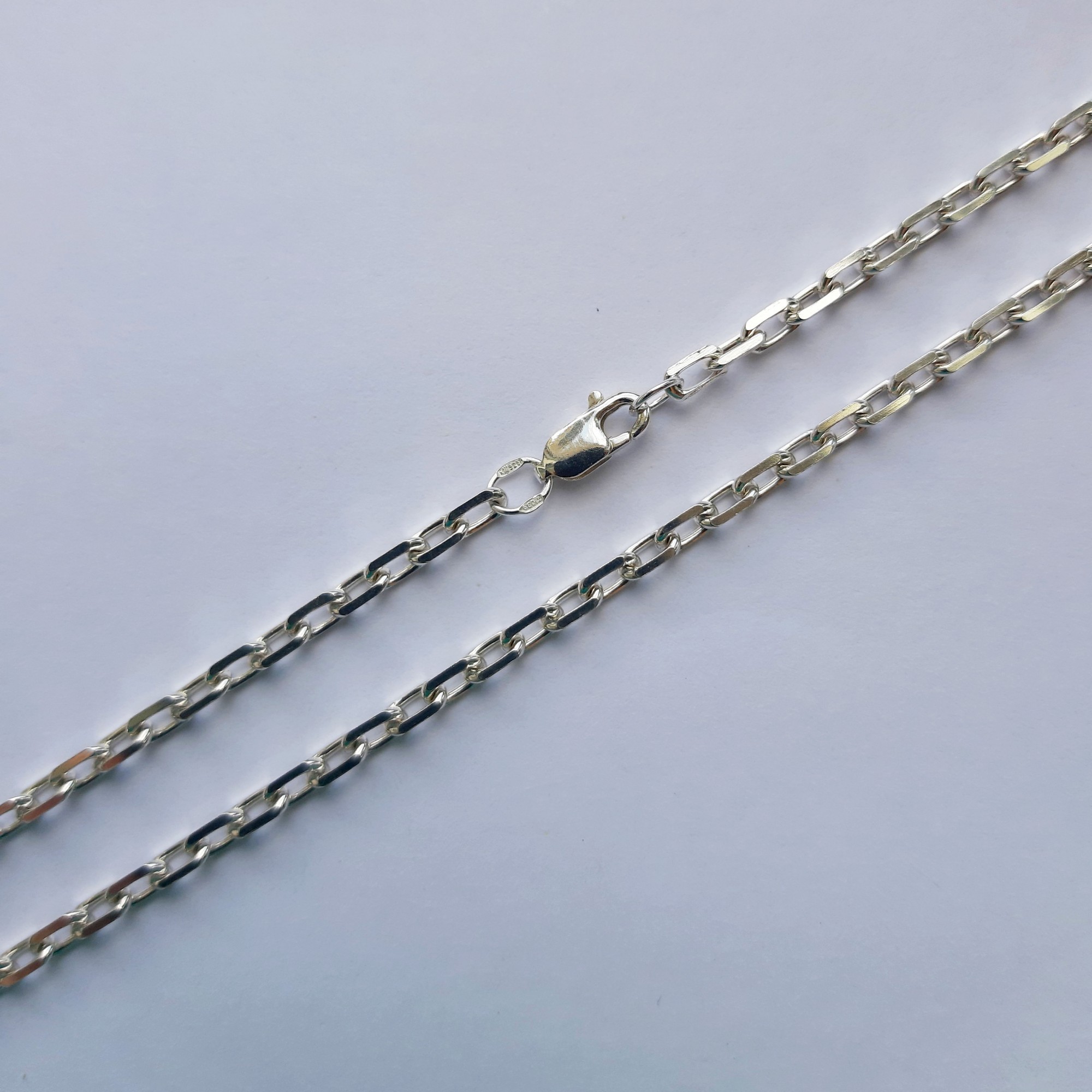 

Серебряная цепочка Якорь 50см 925 пробы 7,4г