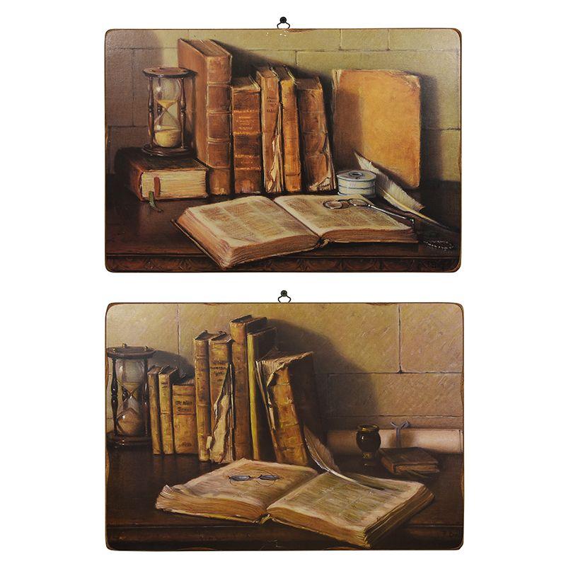 

Набор из 2-х картин "Книги"