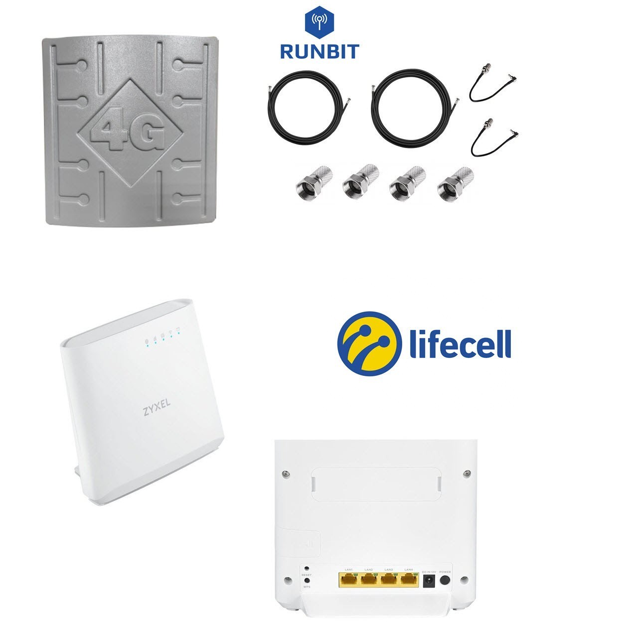 

Комплект для безлимитного 4G интернета Lifecell Бизнес