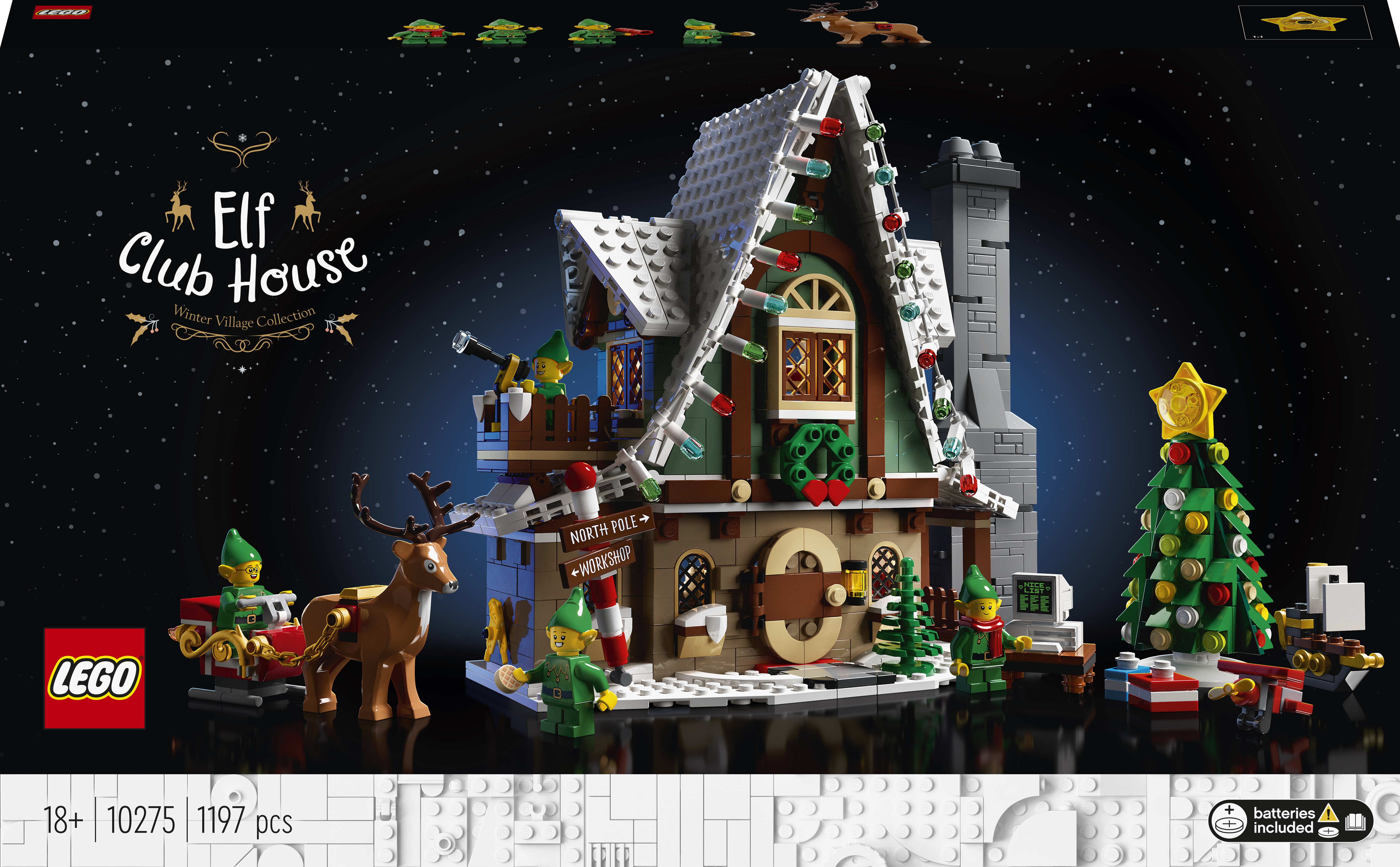 

Конструктор LEGO Creator Expert Домик эльфов 1197 деталей (10275) (5702016668025)