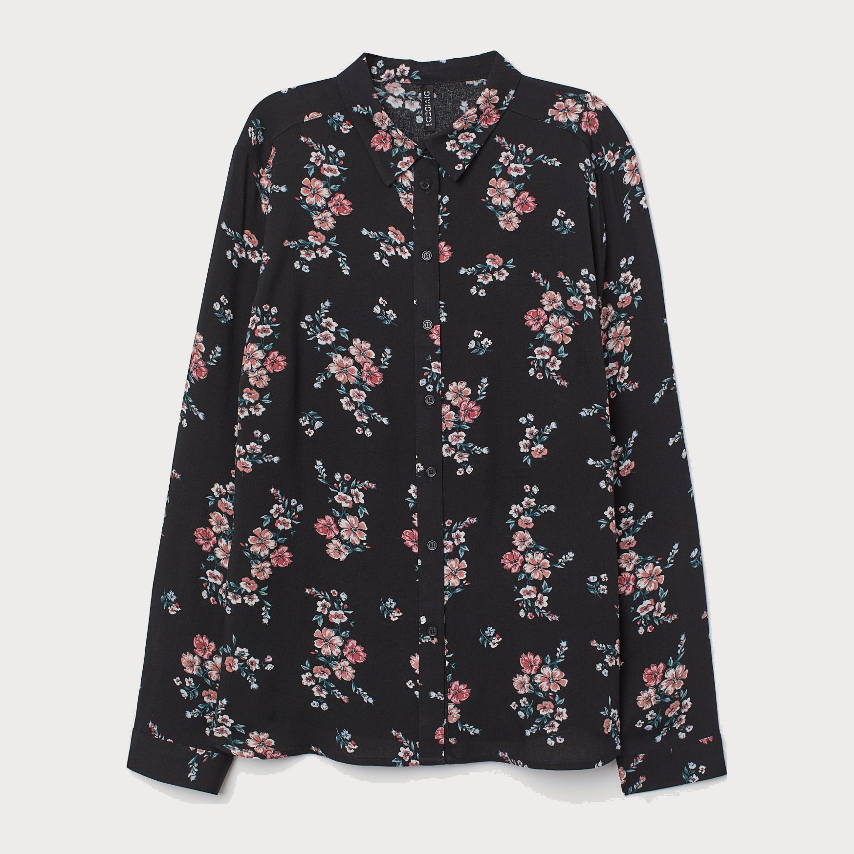

Рубашка H&M 1506-6893899 32 Черная