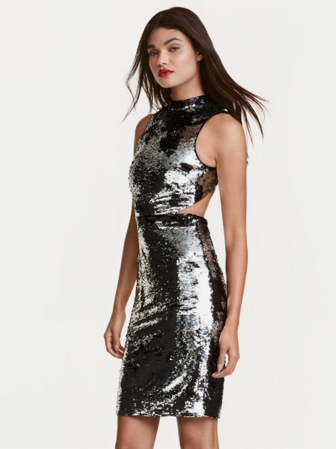 

Платье H&M 1612-4496574  Золотистое, Платье H&M 1612-4496574 40 Золотистое