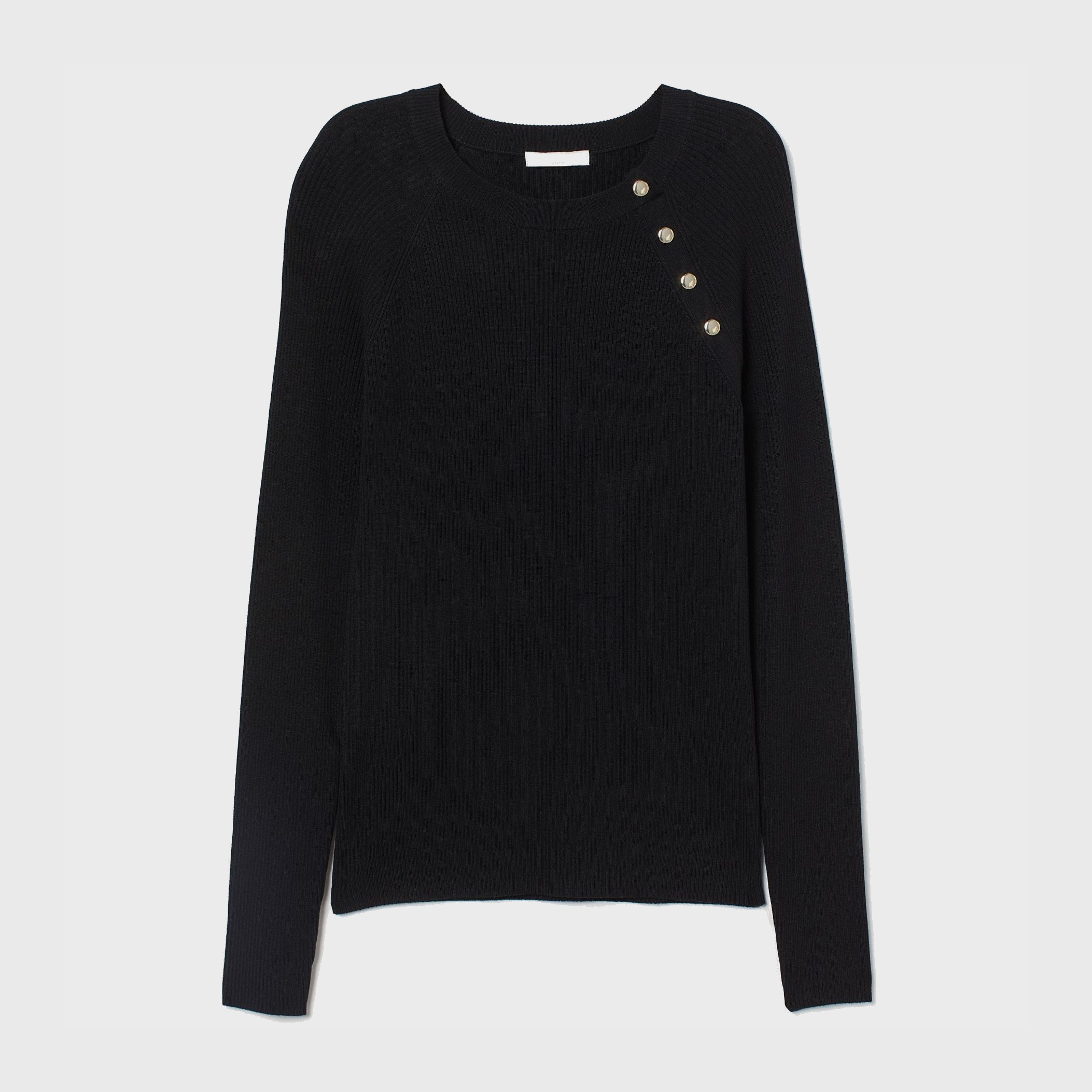 

Джемпер H&M 1806-8370780 L Черный