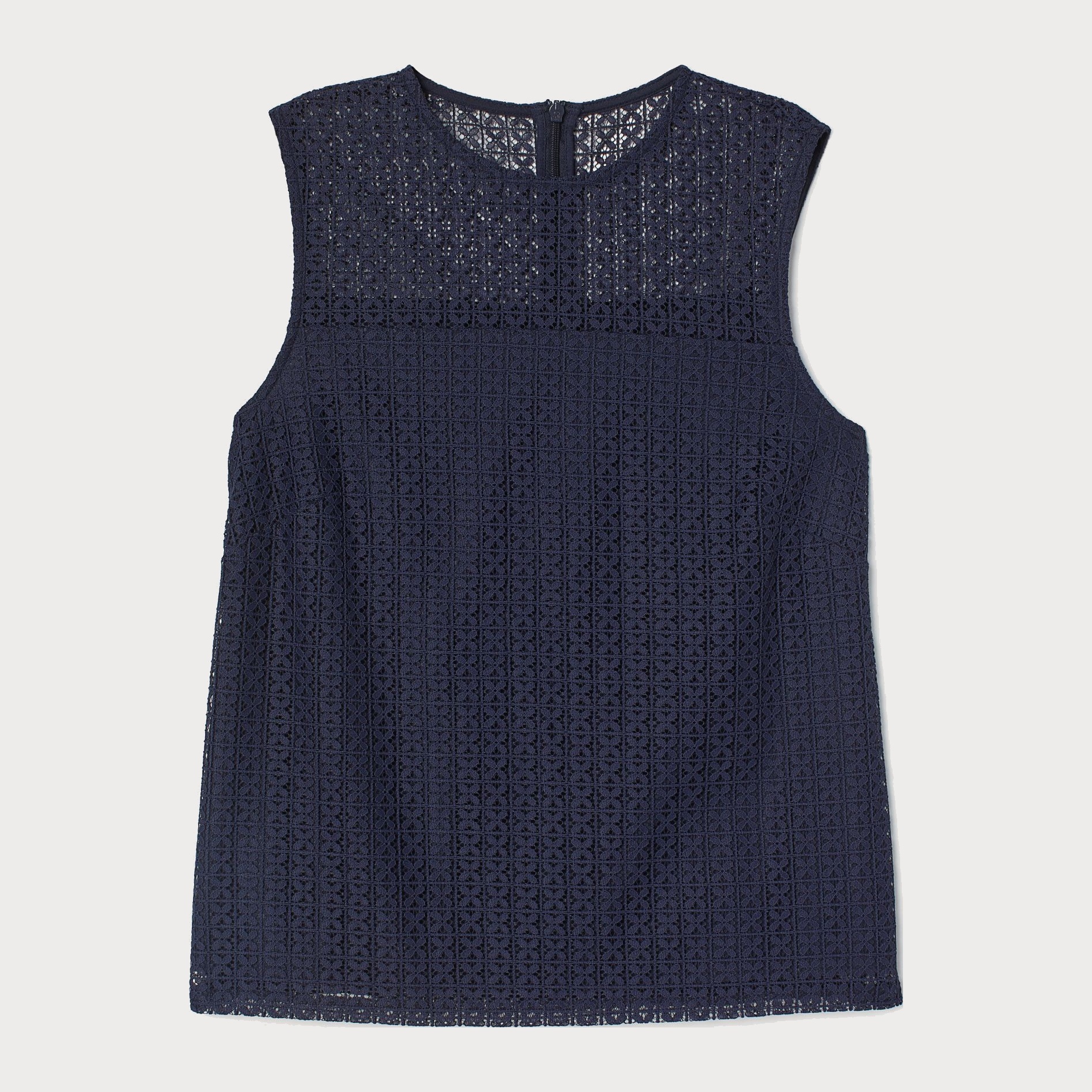 

Блузка H&M 1906-8880281 S Темно-синяя