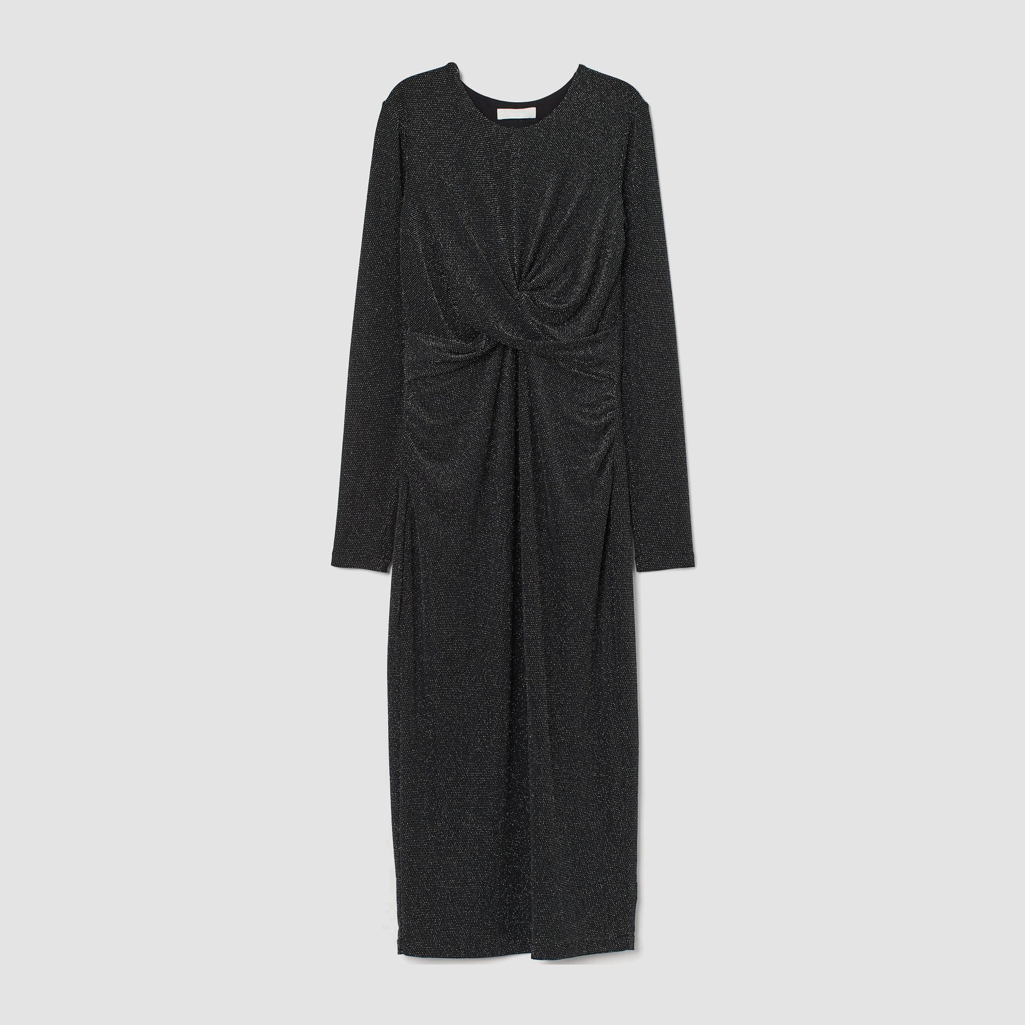 

Платье для беременных H&M 2705-8350850 XL Черное блеск