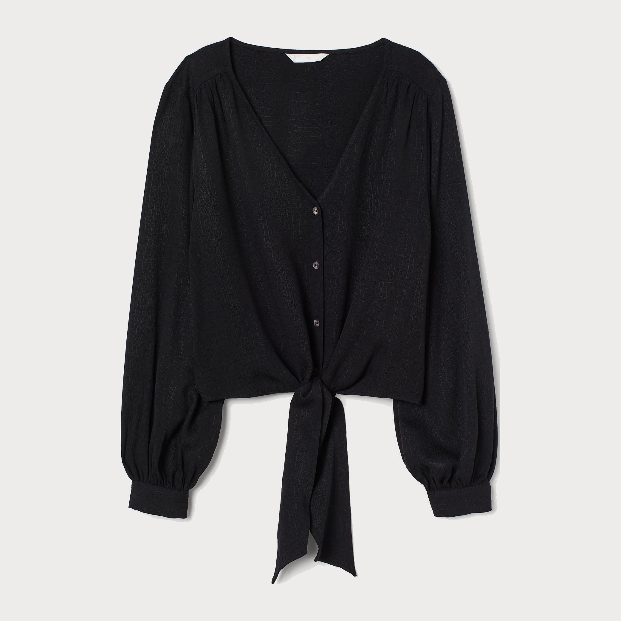 

Блузка H&M 2706-7622120  Черная, Блузка H&M 2706-7622120 42 Черная