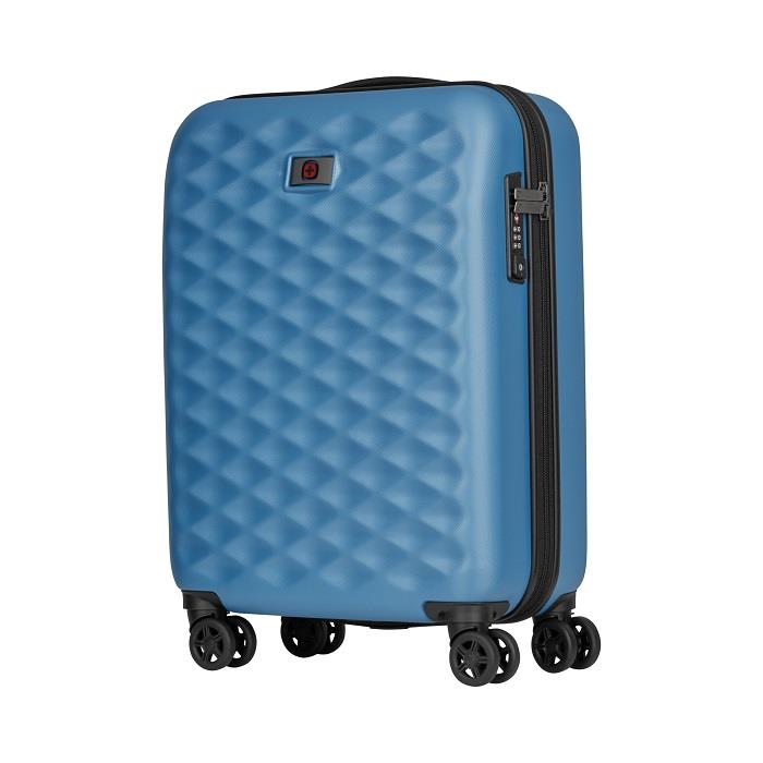 

Чемодан пластиковый Wenger, Lumen 20", малый, 4 колеса, бирюзовый (605729)
