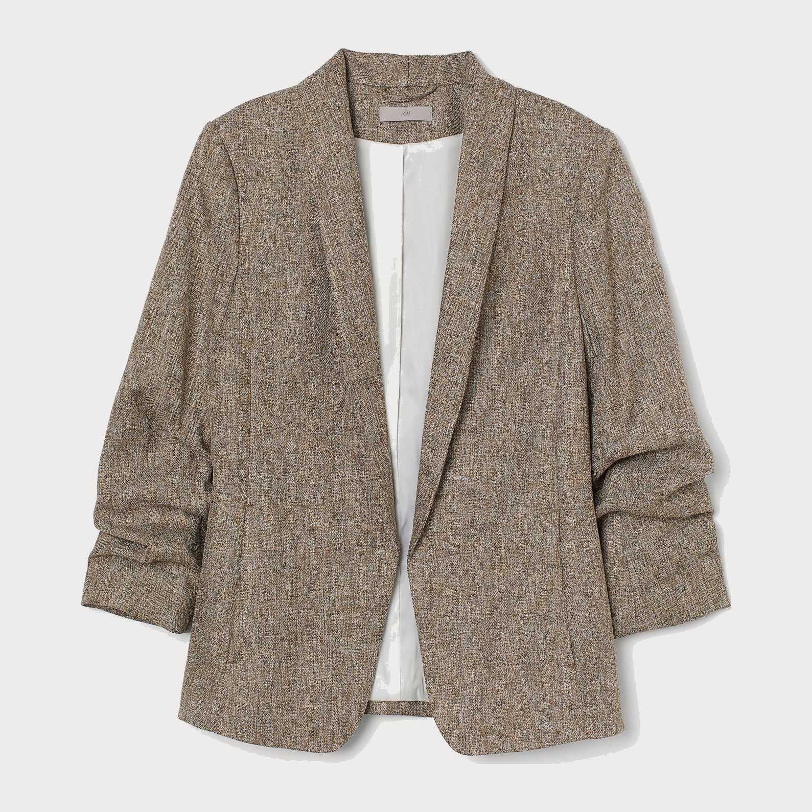 

Жакет H&M 307-7081389 46 Бежевый меланж