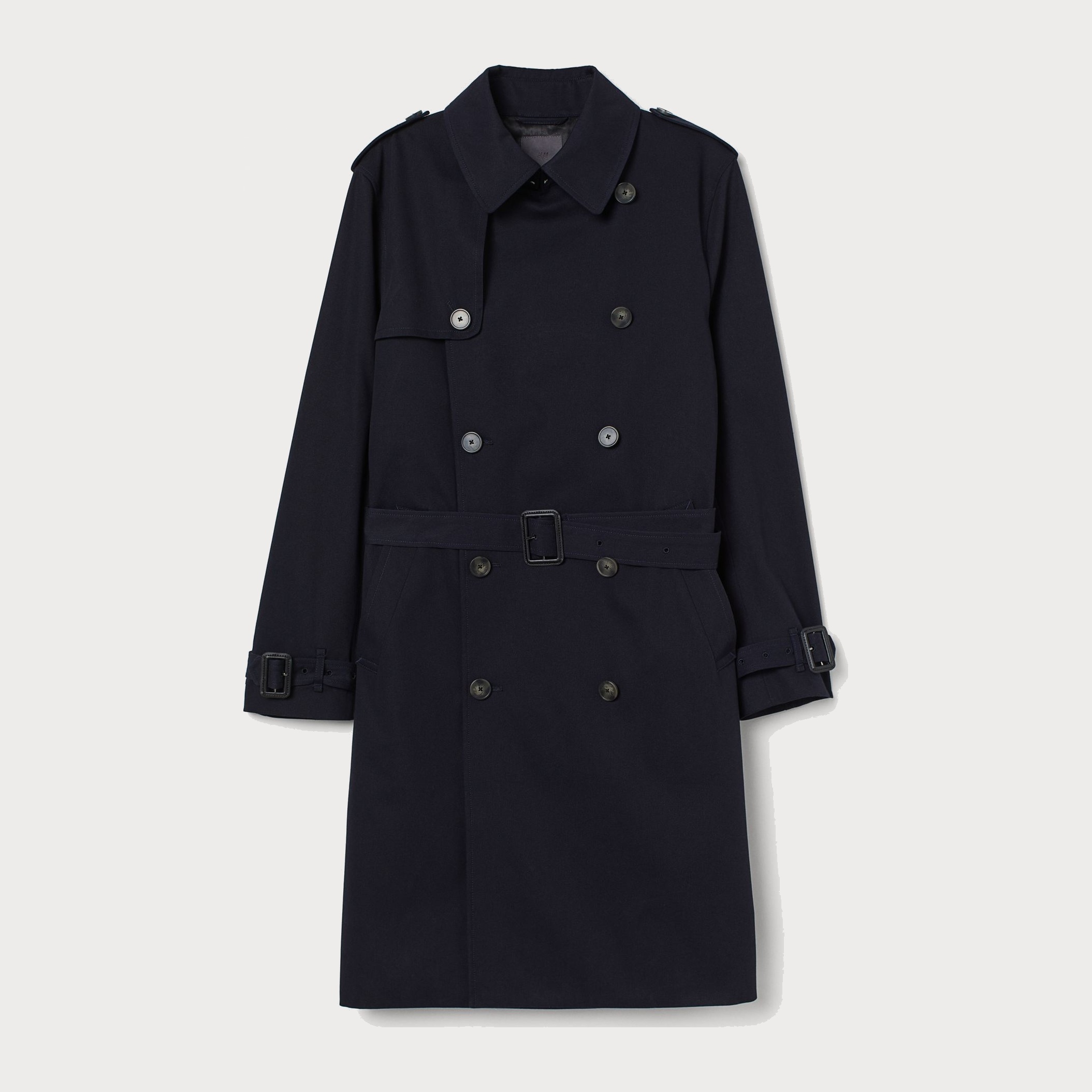 

Плащ H&M 307-7556290 44 Темно-синий