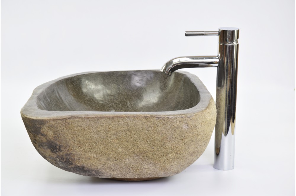 

Раковина з каменю RIVER STONE Industar s20-4090-1 59 х 40 см Асиметрична