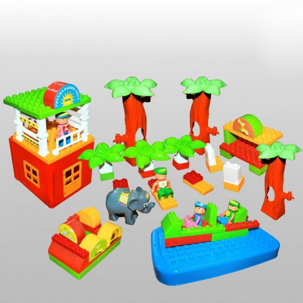 

Детский конструктор DOLONI TOYS На пляже 97 деталей 013888/03-RY