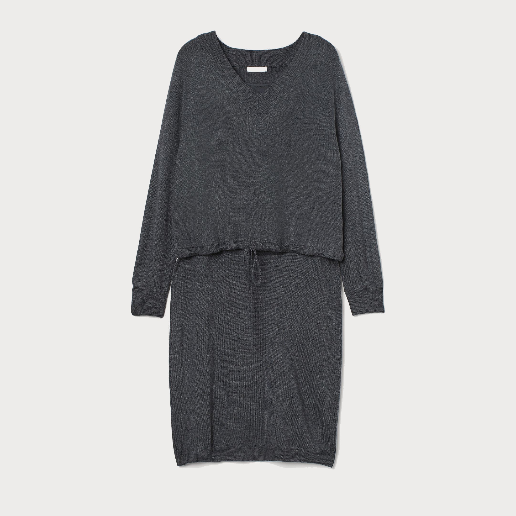 

Платье H& 607-9172852  Темно-серое, Платье H&M 607-9172852 M Темно-серое