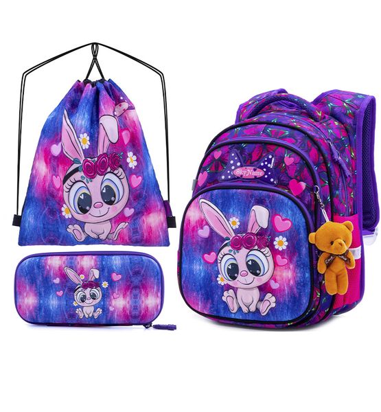 

Рюкзак школьный для девочек SkyName R3-231 Full Set