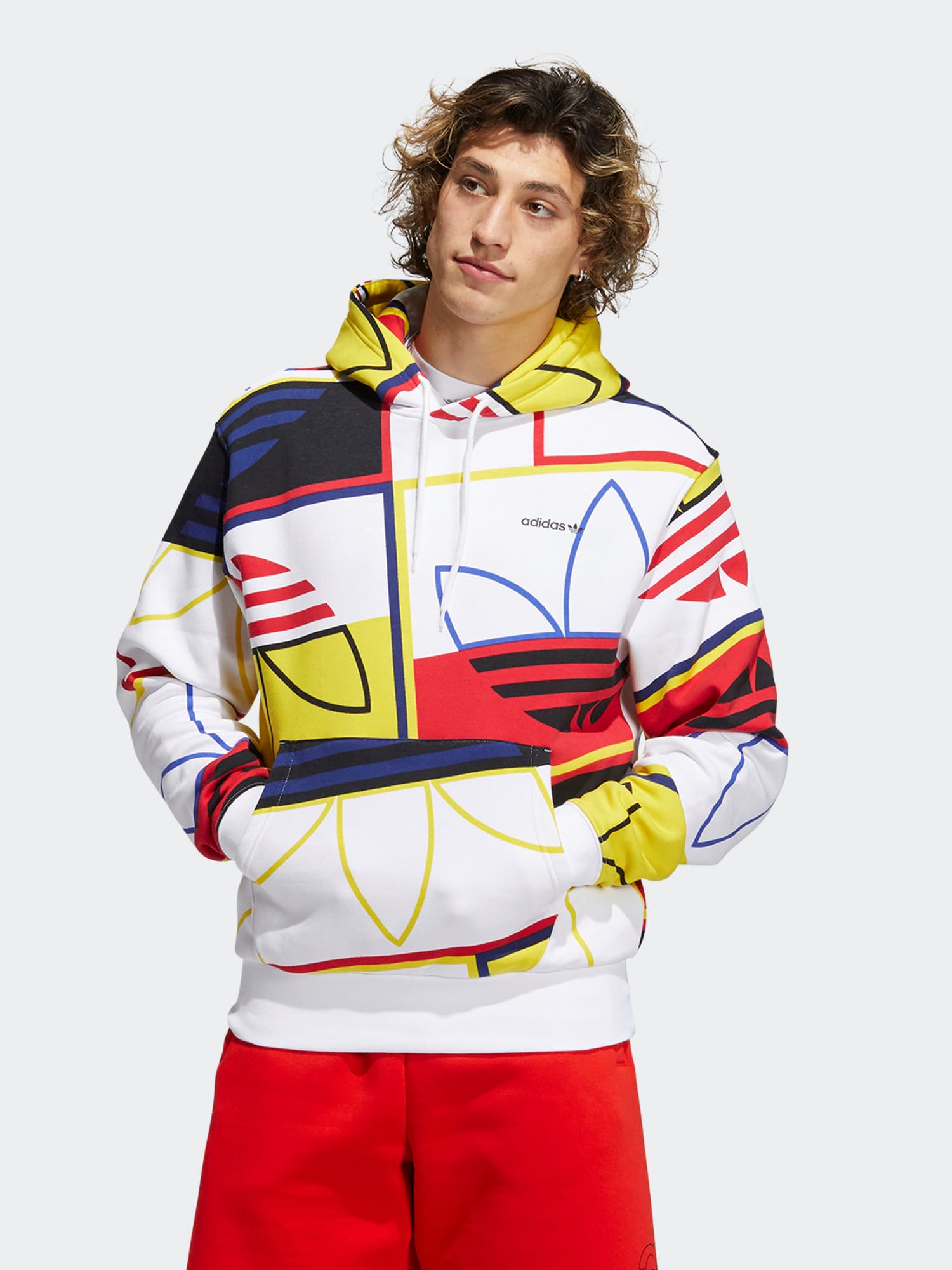 

Худи Adidas Aop Logo Play H H31319 2XL White