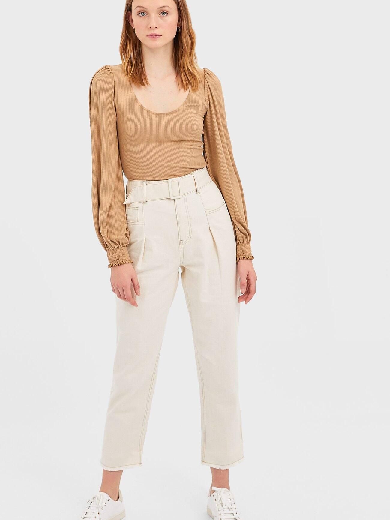 

Топ Stradivarius 2511/963/430-ACTQ S Бежевый