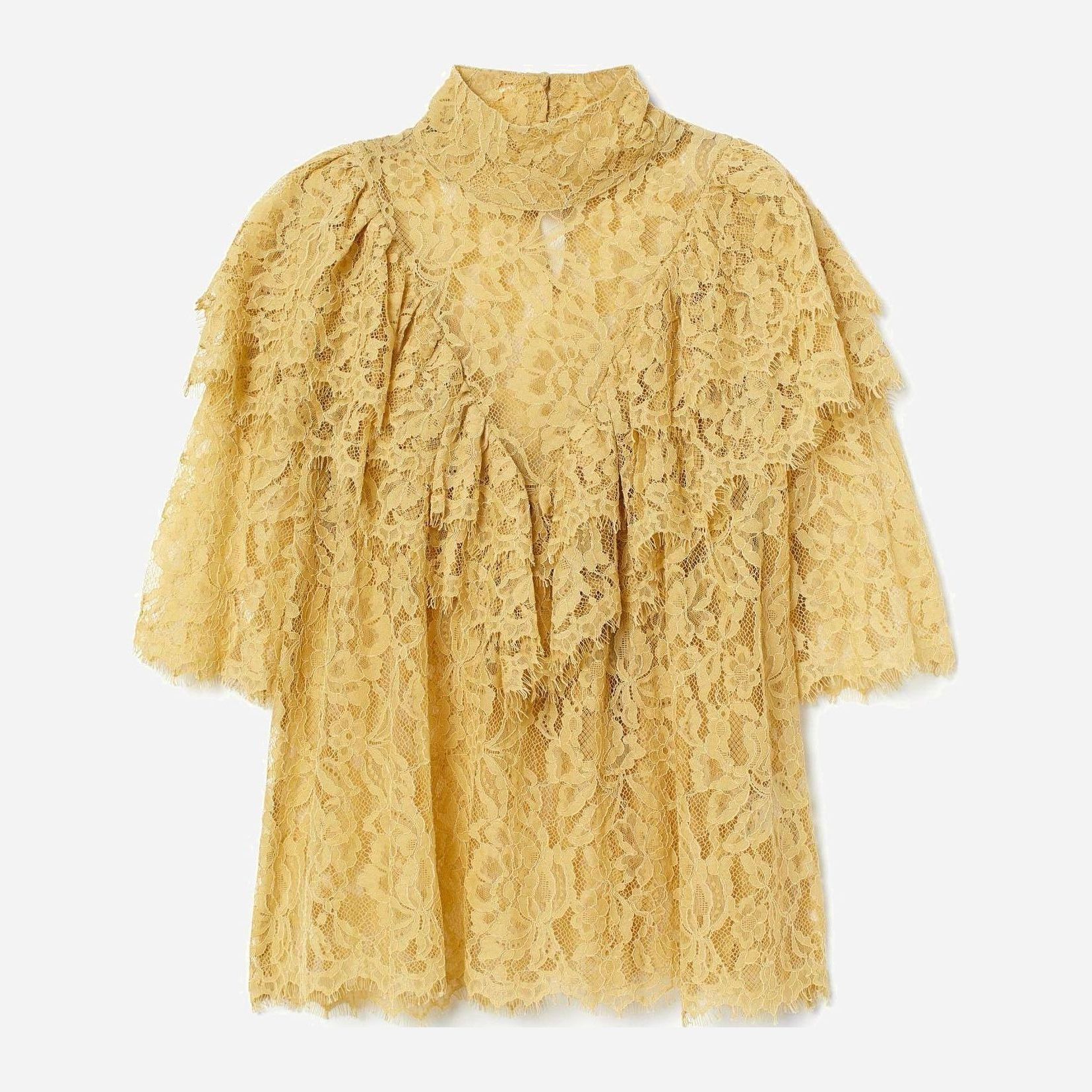 

Блузка H&M 8814481-ACUA 34 Бледно-желтая