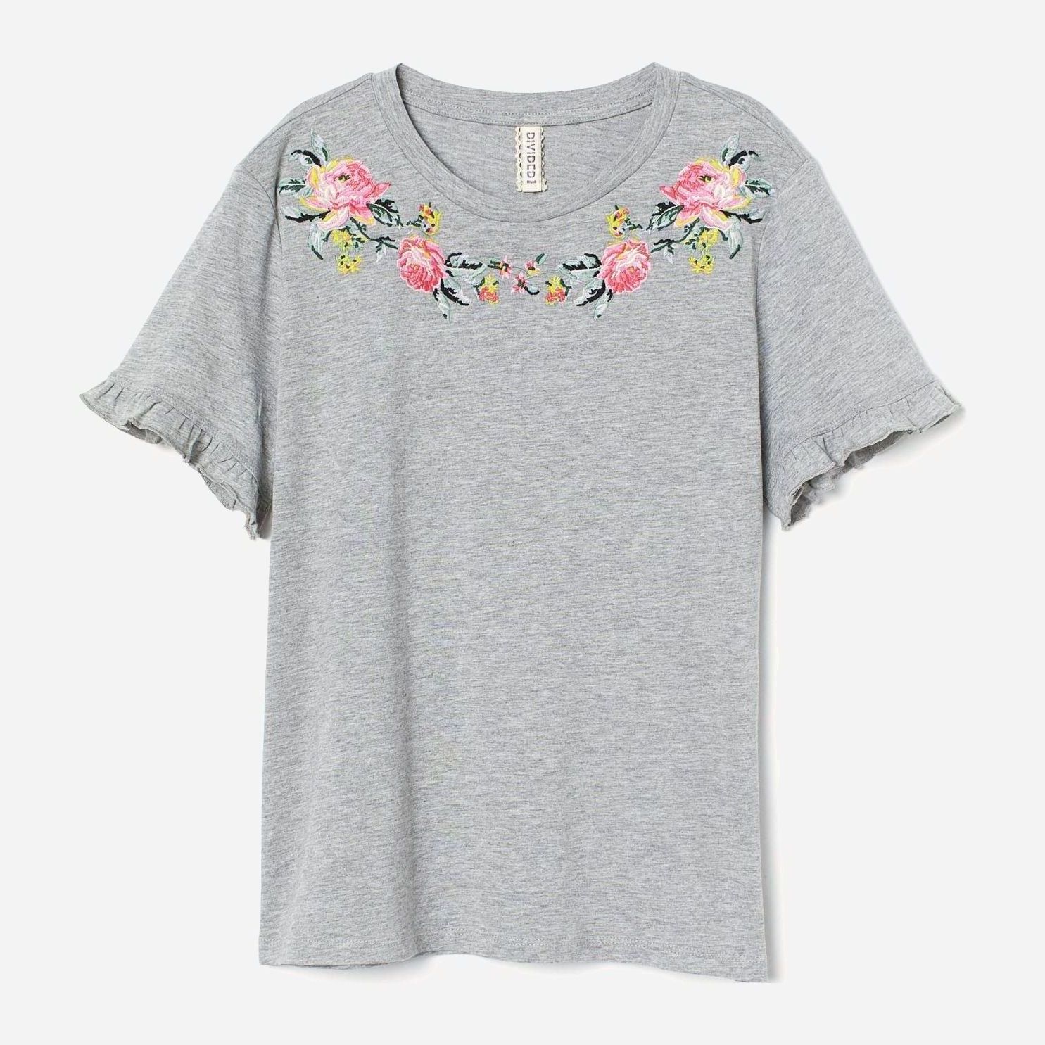 

Футболка H&M 8471001-AAQS M Серая