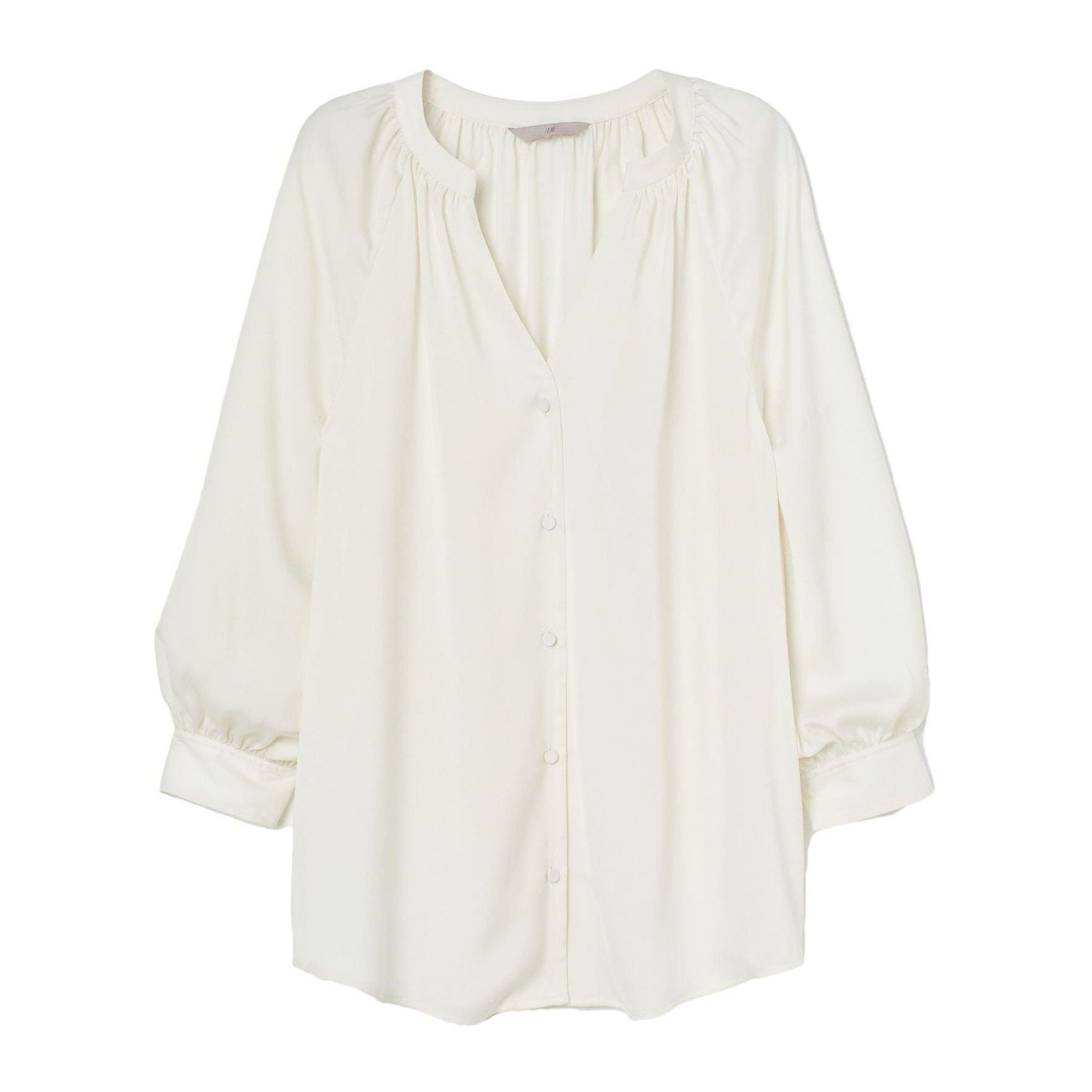 

Блузка H&M 8572671-1-ABAK 44 Молочная