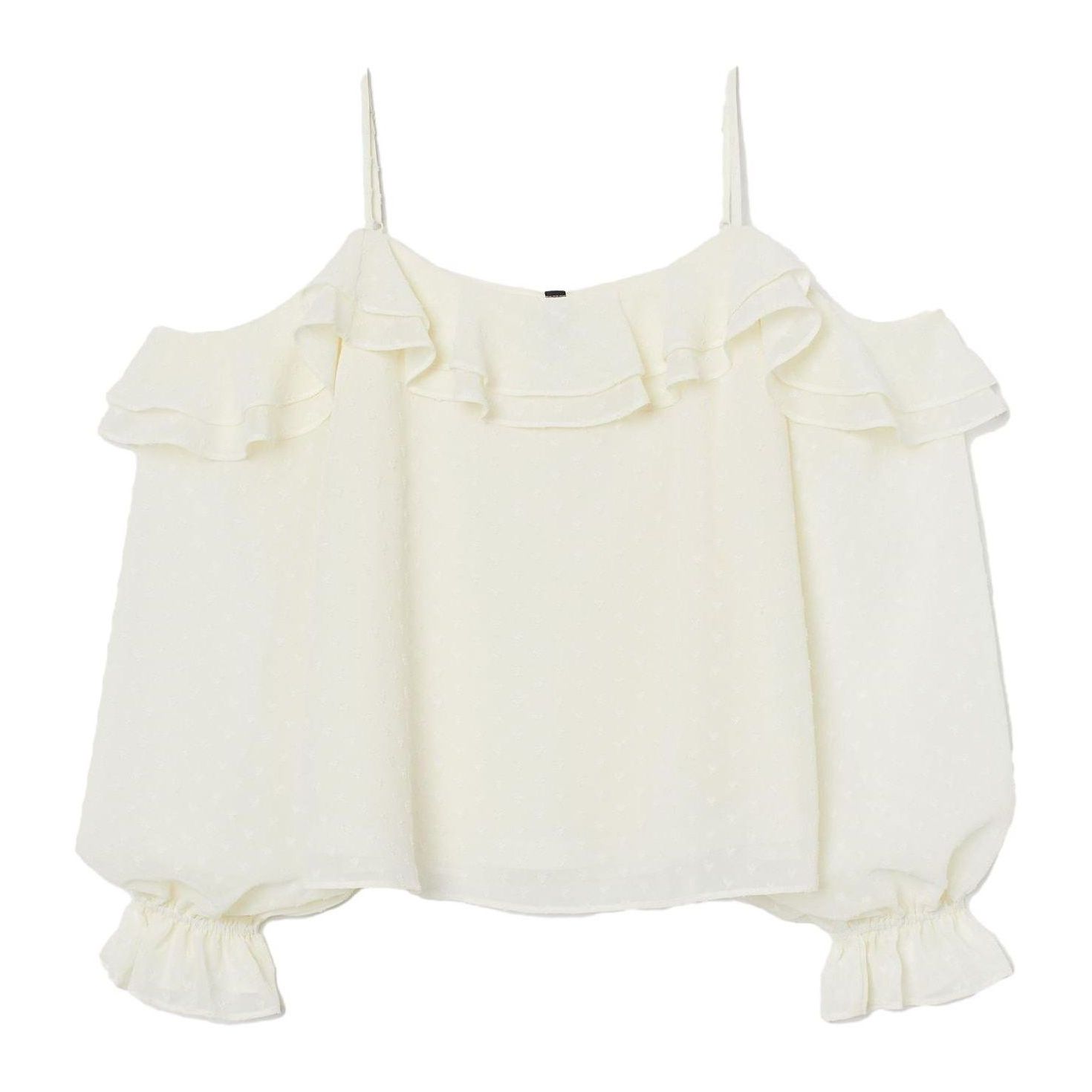 

Топ H&M 8770091-ABAK 34 Молочный