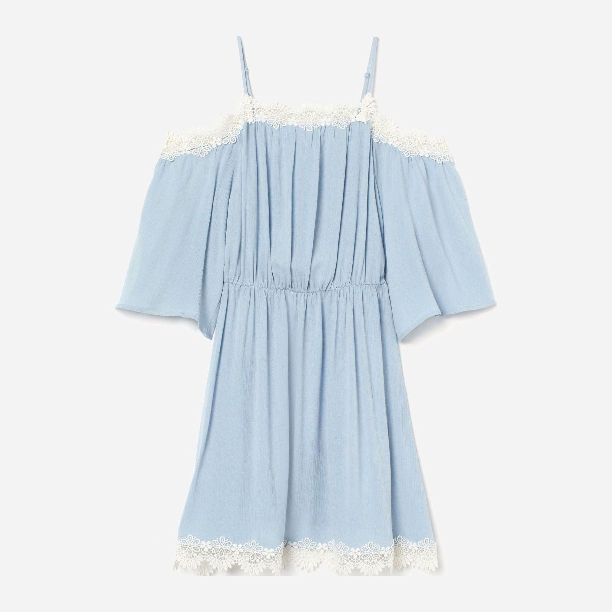 

Платье H&M 8643391-ABHD 46 Голубое с белым