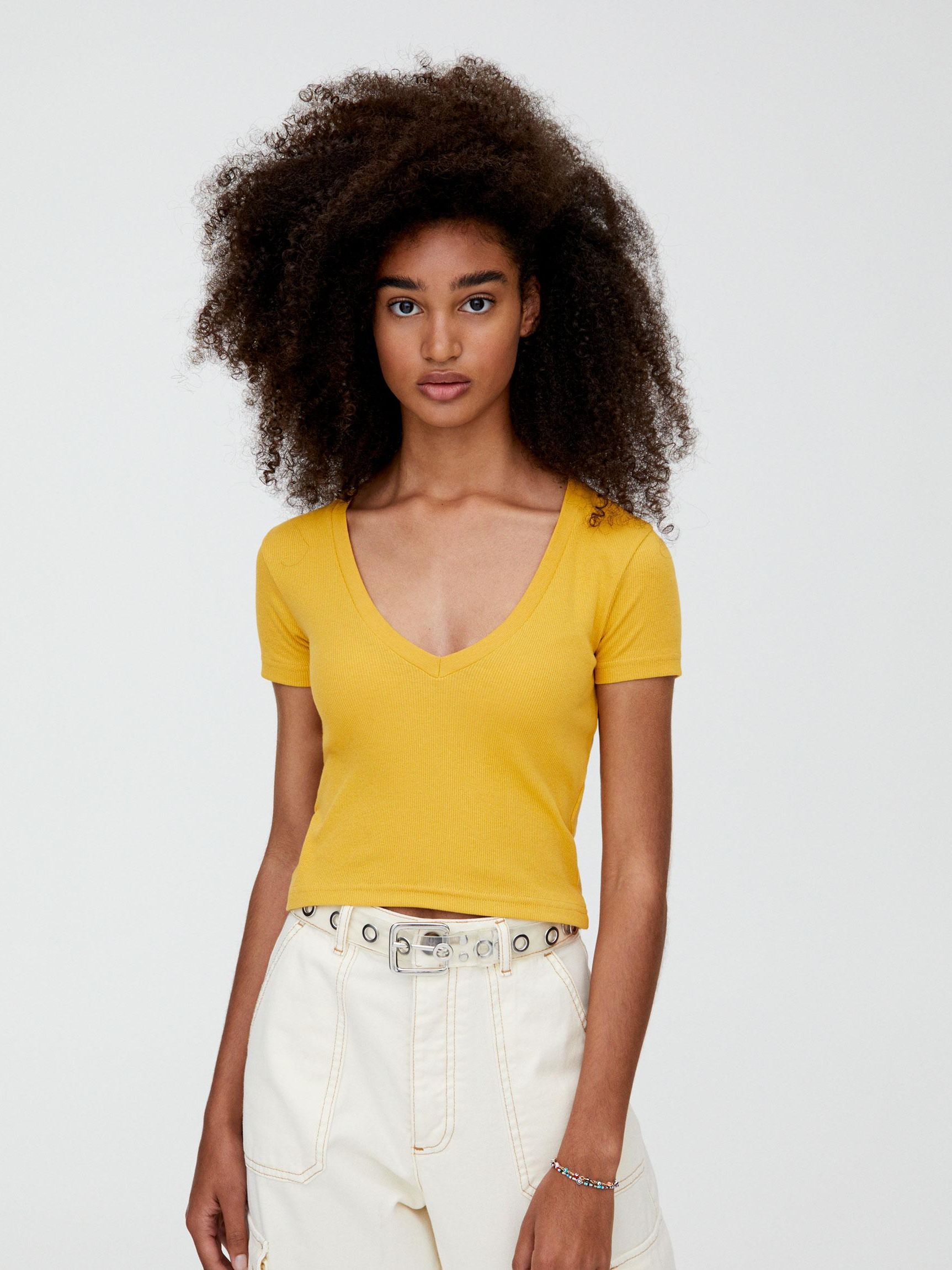 

Топ Pull & Bear 9230/364/305-ACSC L Горчичный