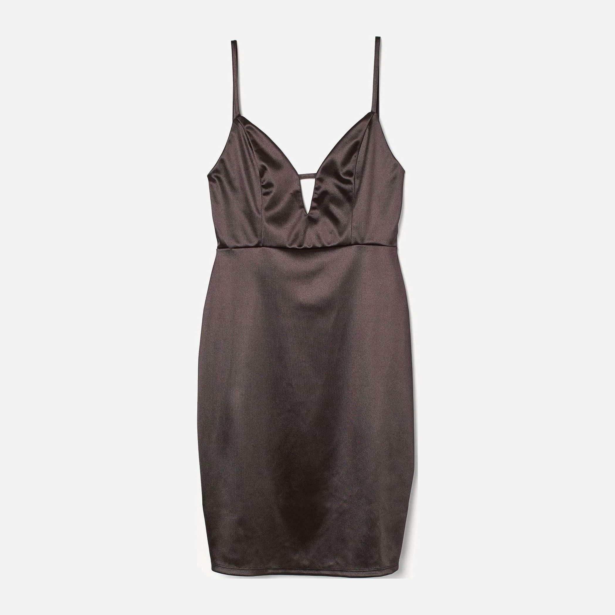 

Платье H&M 7988260-ACXQ XS Темно-коричневое