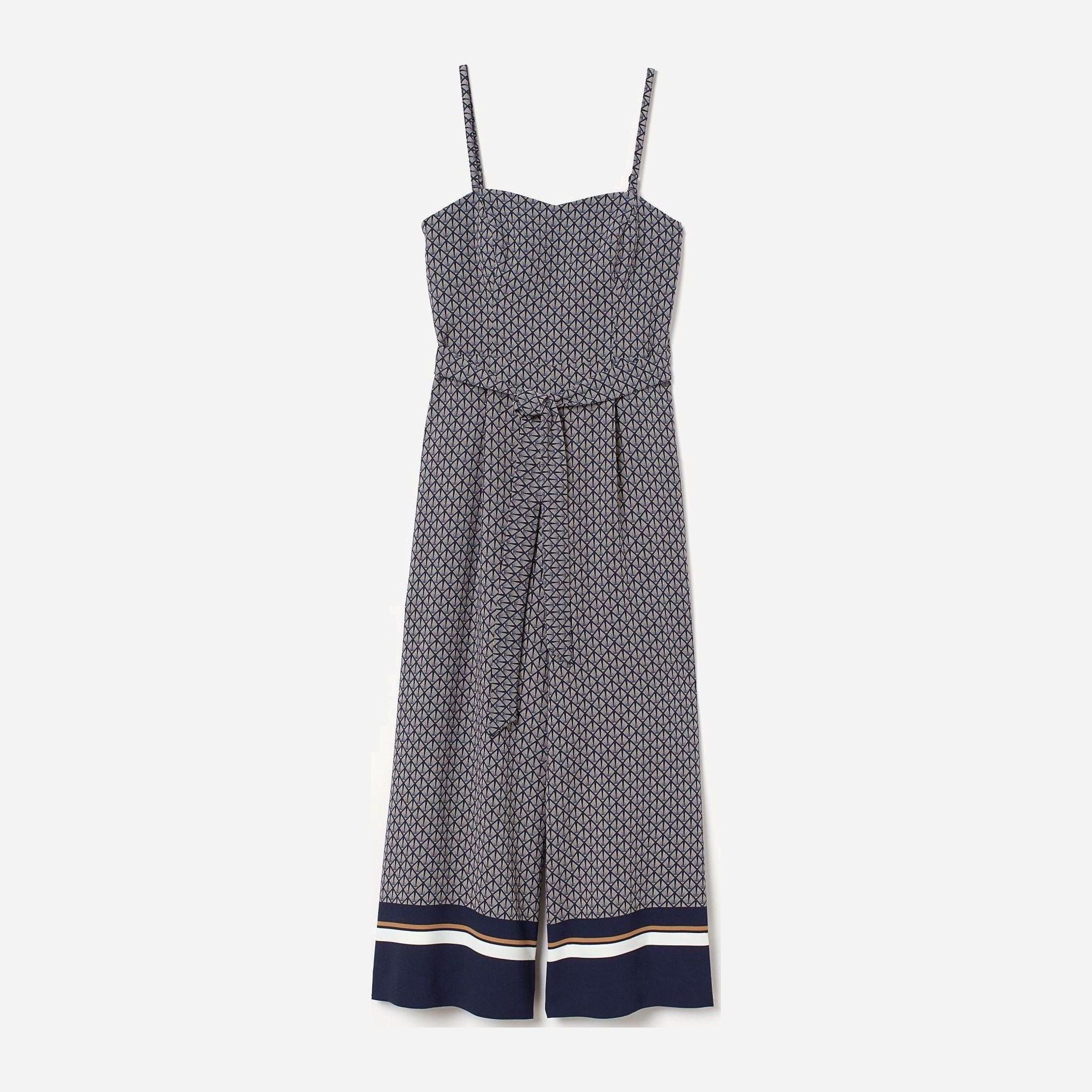 

Комбинезон H&M 7267689-ADDG 32 Темно-синий с бежевым