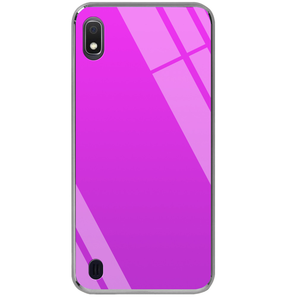 

TPU+Glass чехол Epik Gradient Rainbow с лого для Samsung Galaxy A10 Фиолетовый