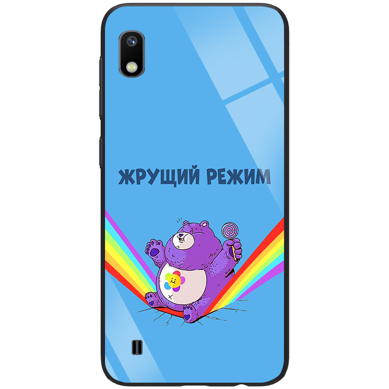 

TPU+Glass чехол Epik ForFun для Samsung Galaxy A10 Жрущий режим