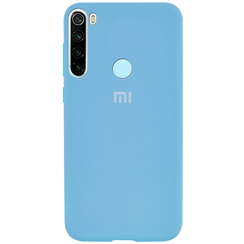 

Чехол Silicone Epik Full Protective для Xiaomi Redmi Note 8 Голубой / Light Blue