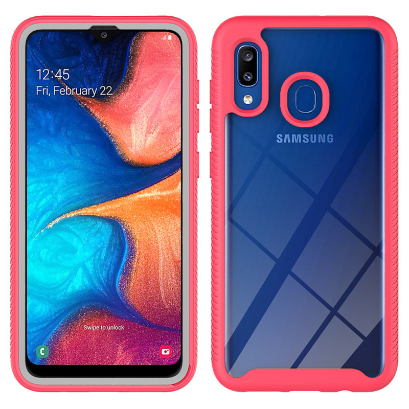 

Ударопрочный чехол Epik Full-body Bumper Case для Samsung Galaxy A20 / A30 Розовый