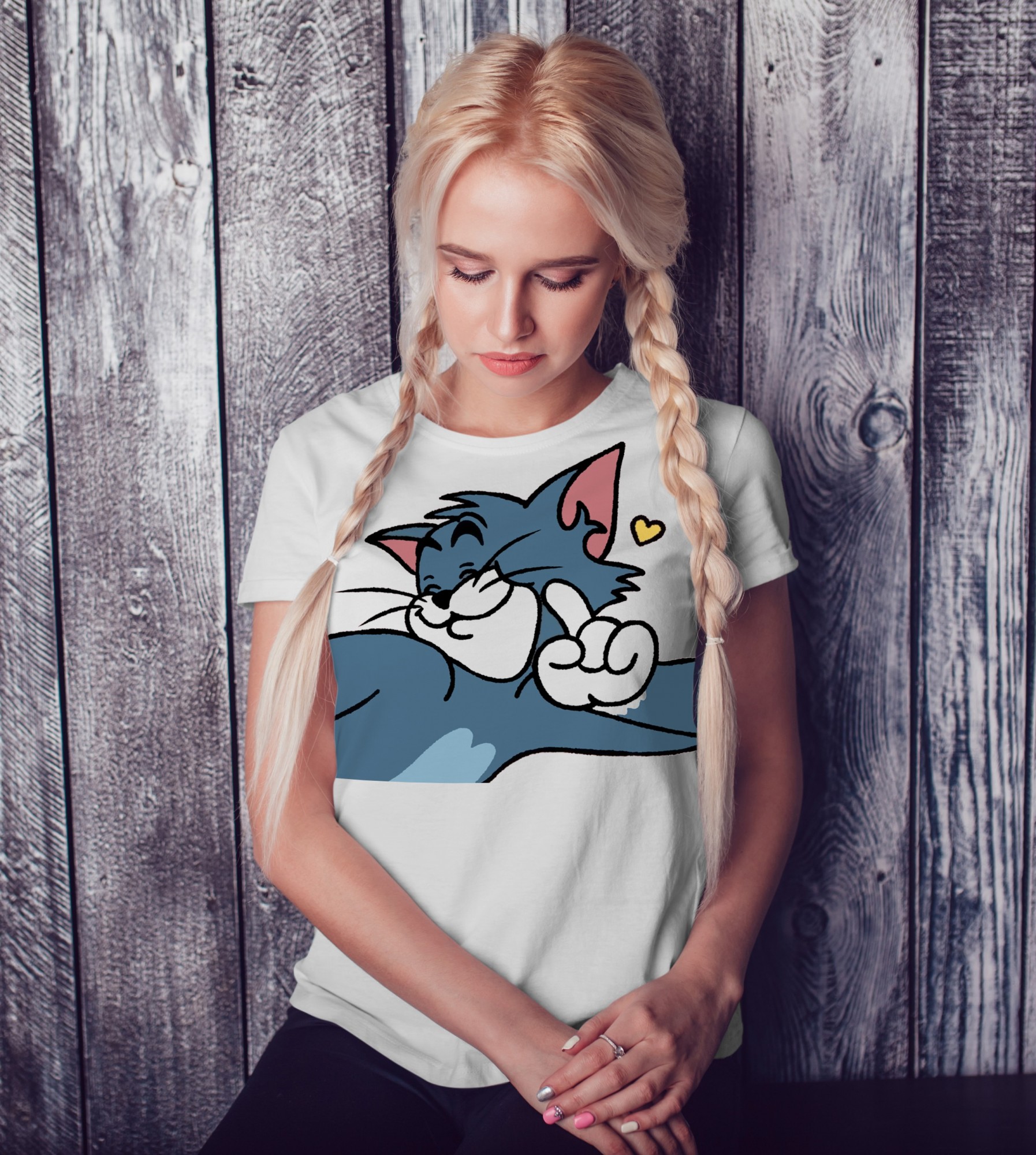 

Футболка Just Print It Том, , біла, Футболка Just Print It Том, L, біла