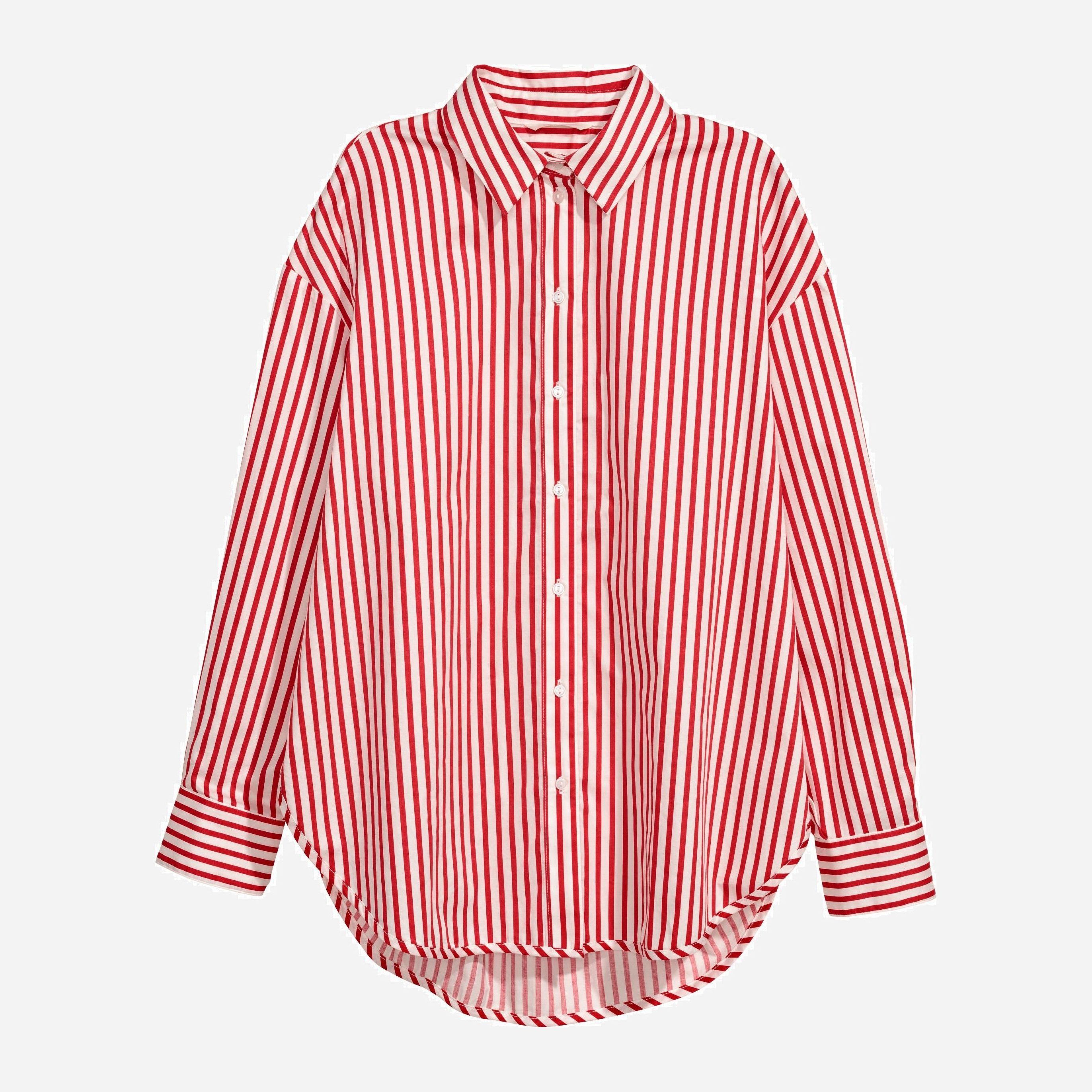 

Блузка H&M 5721277-AAIY 38 Белая с красным