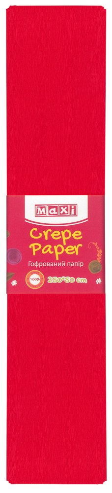 

Набор гофрированной бумаги Maxi 100% 50 х 250 см 10 шт Красной (MX61616-03)