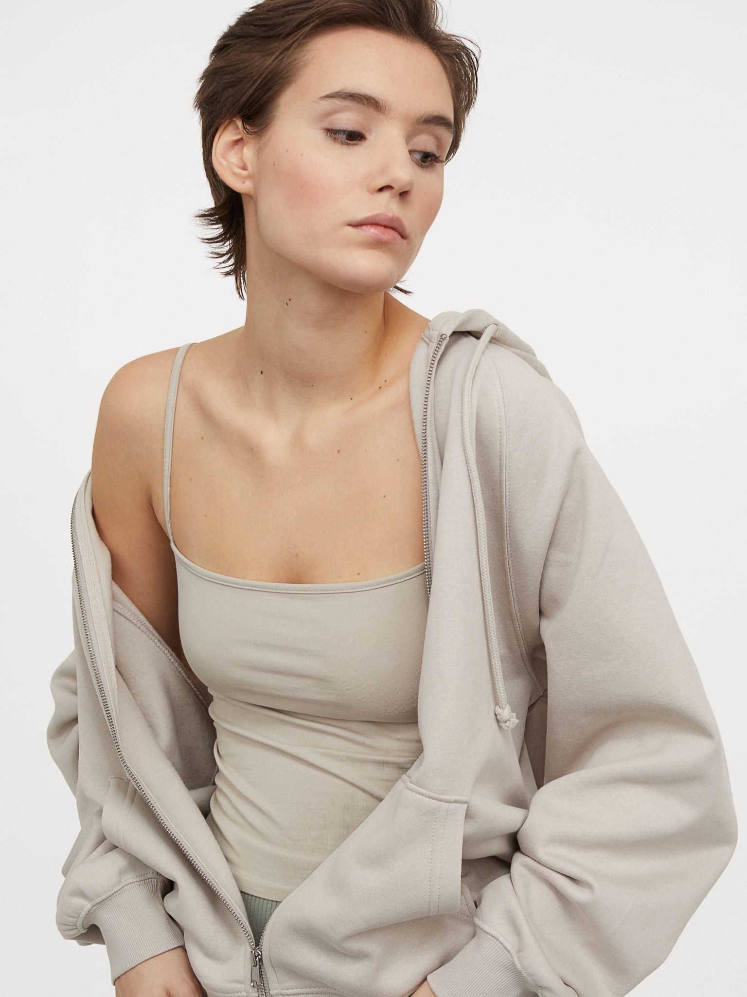 

Топ H&M 7598711-ACTQ S Бежевый
