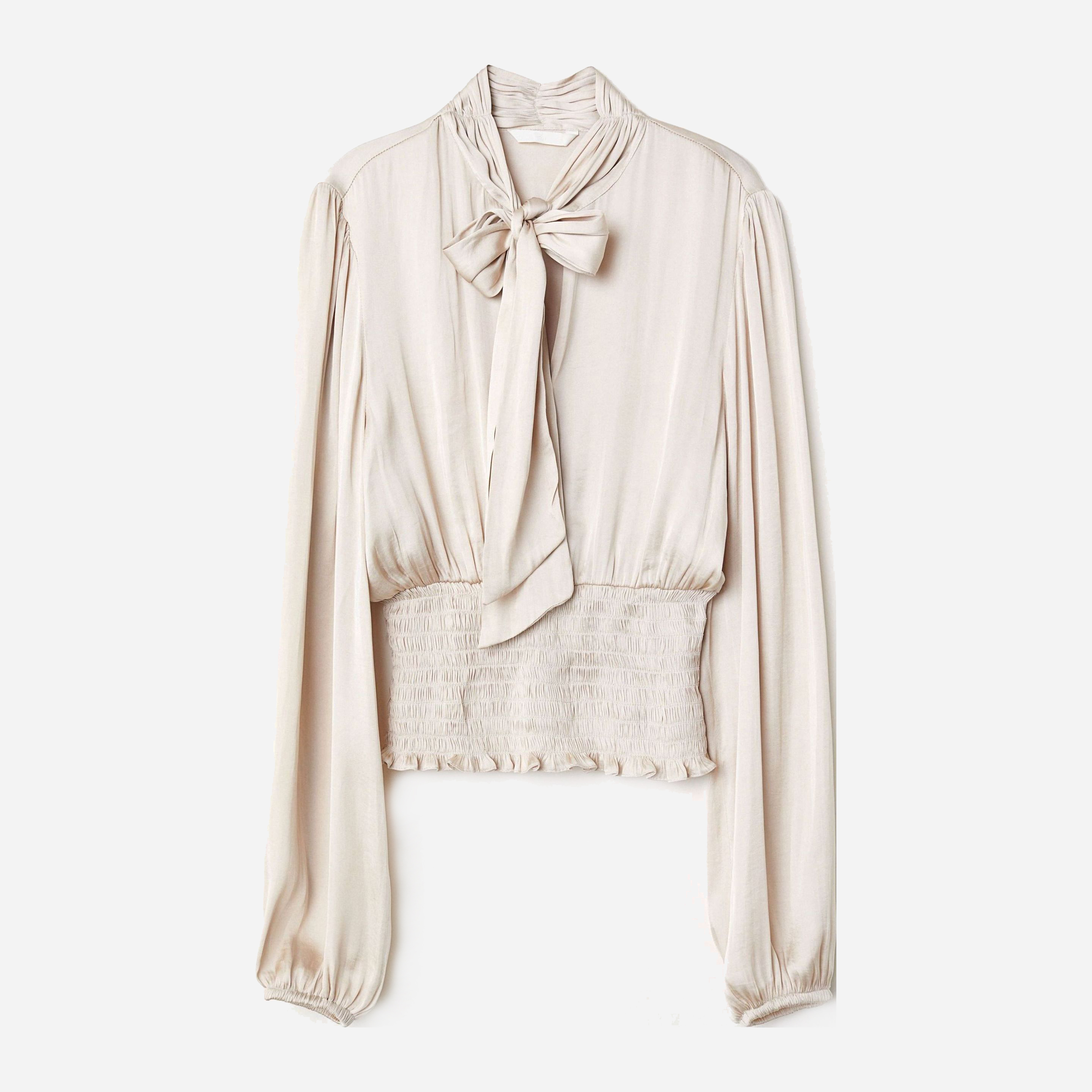 

Блузка H&M 6485727-ACTQ 36 Бежевая