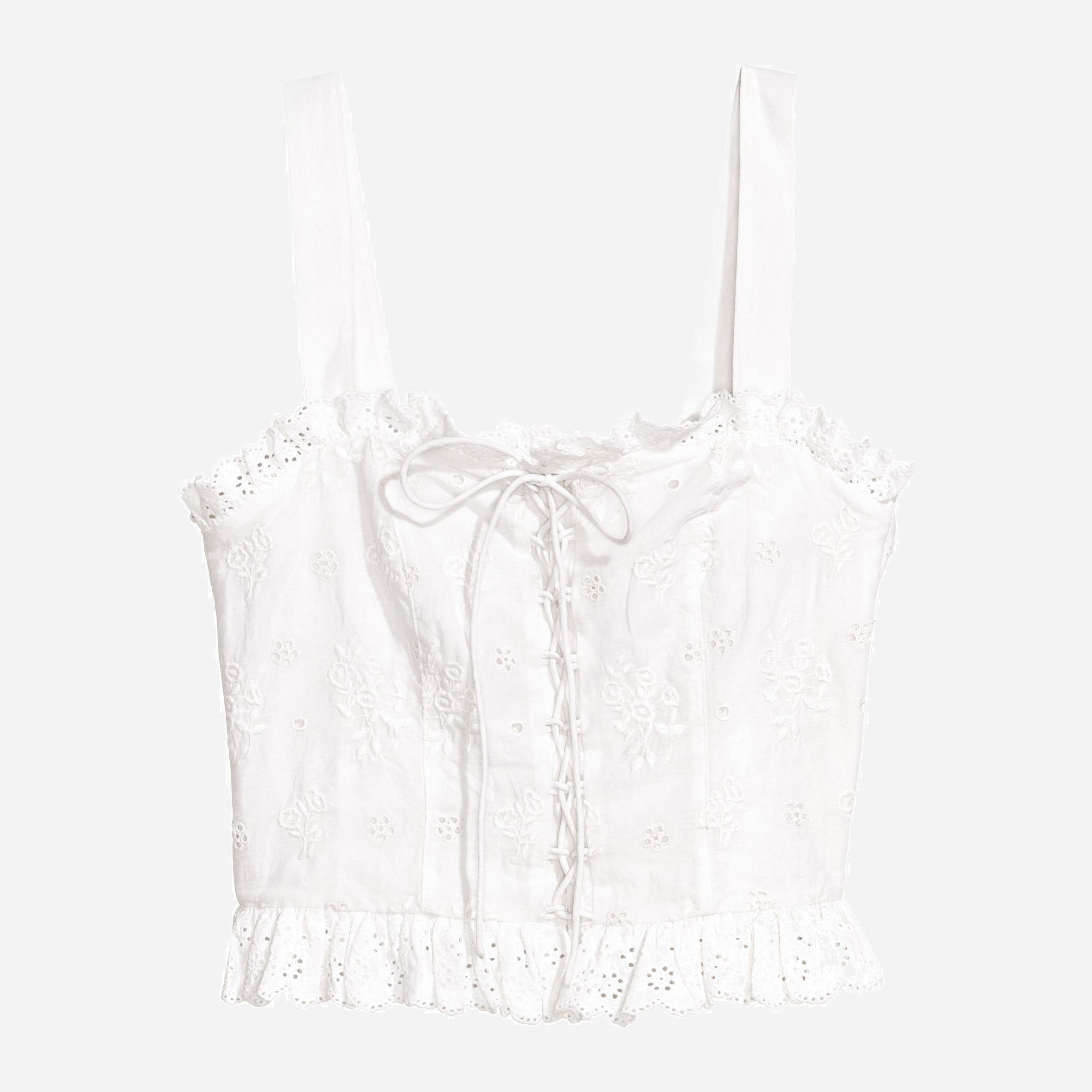 

Топ H&M 6360997-ACSD 36 Белый