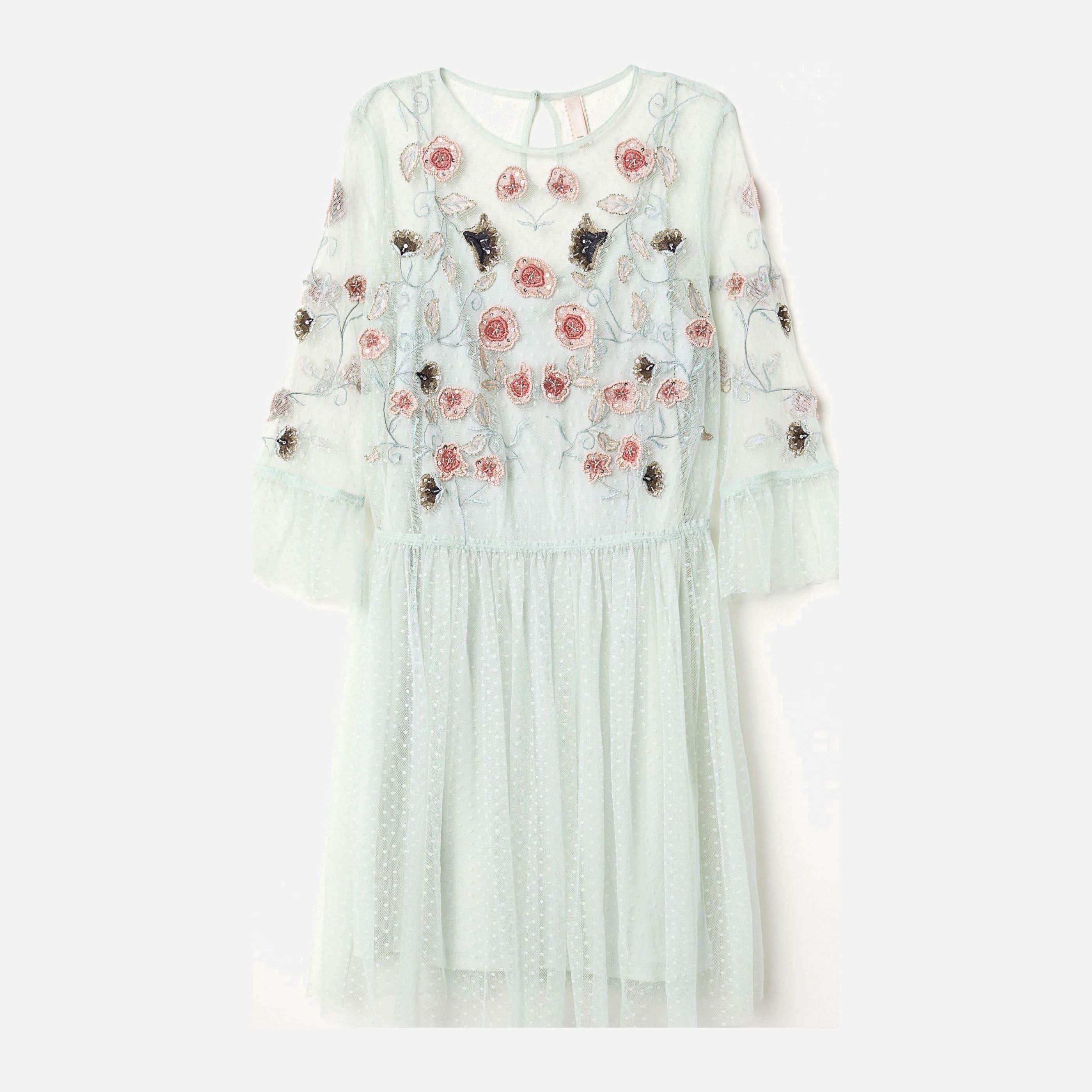 

Платье H&M 6174597-ADCW 32 Мятное с разноцветным