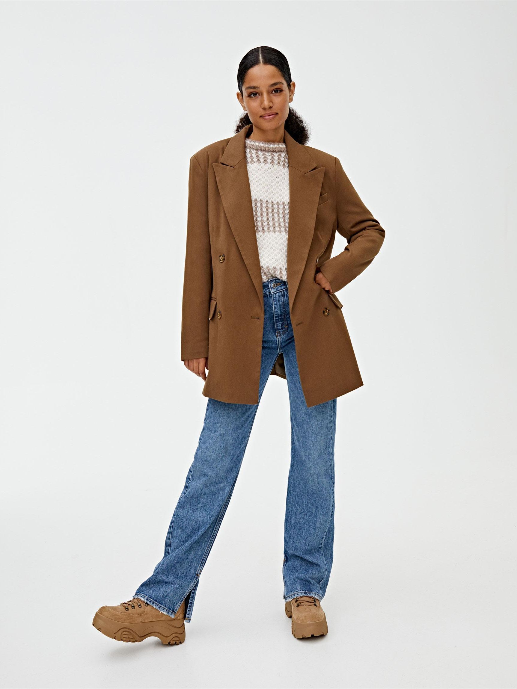 

Жакет Pull & Bear 9781/306/700-ACVE S Коричневый