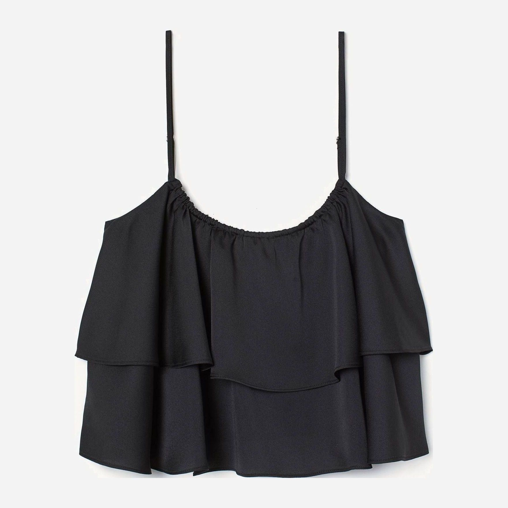 

Топ H&M 7708559-AAAD 36 Черный