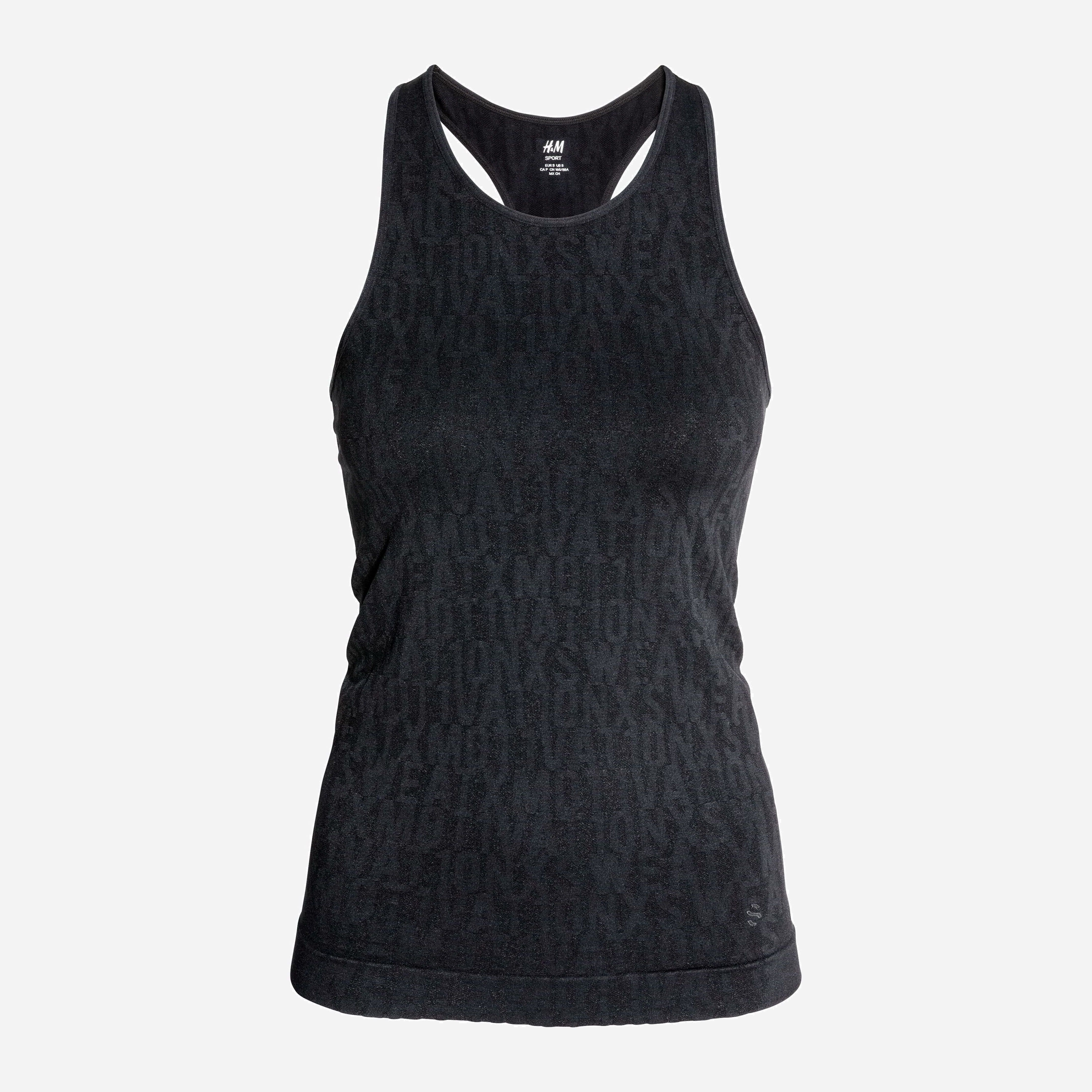 

Спортивная майка H&M 4542445-AAPU S Черная