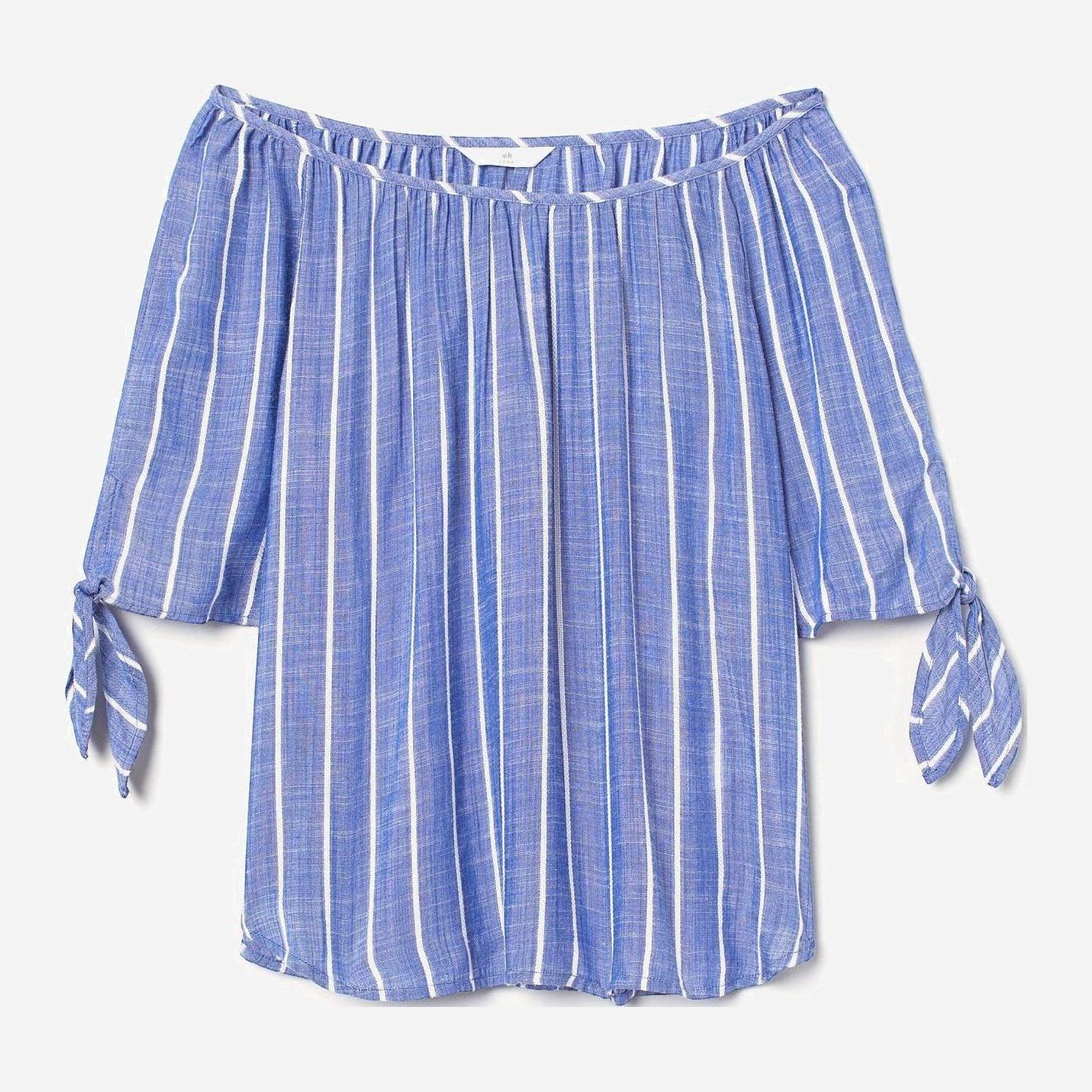 

Топ H&M 7275899-AARY 40 Синий с белым