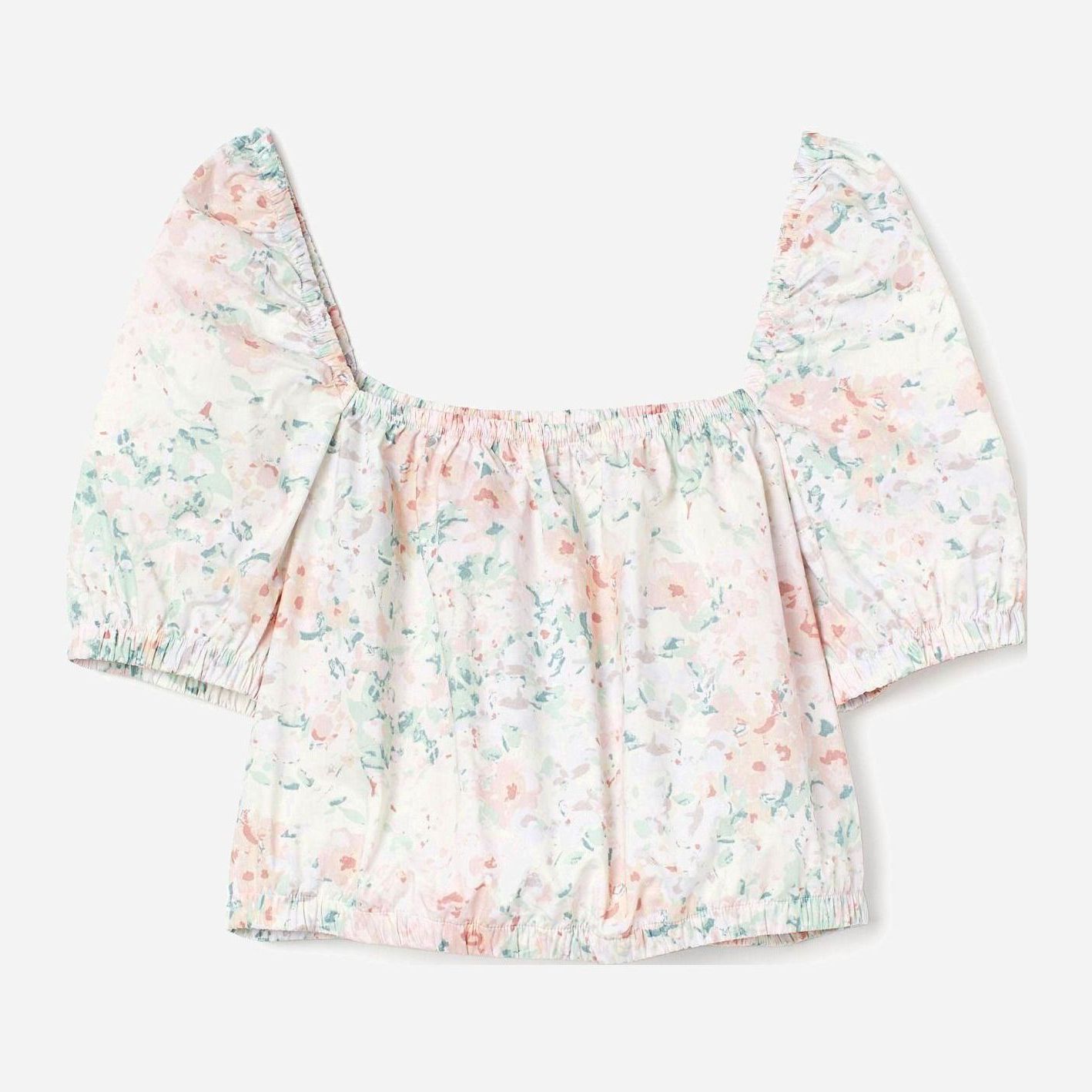

Топ H&M 8502441-AAPB XL Белый с разноцветным
