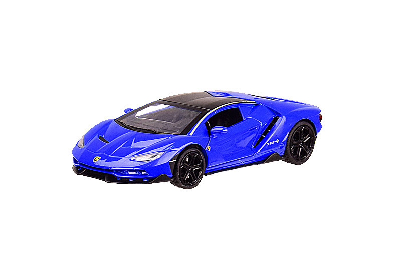 

Машинка Автопром Lamborghini металл, инерционная, звук, свет 6602 синяя