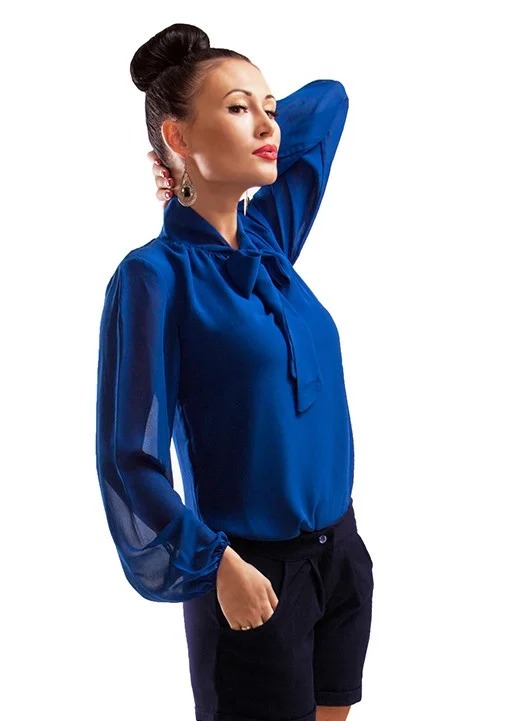 

Fashions • Женская блуза Piano Fashions  электрик (№к024-лб, Fashions • Женская блуза Piano Fashions 48 электрик (№к024-лб)