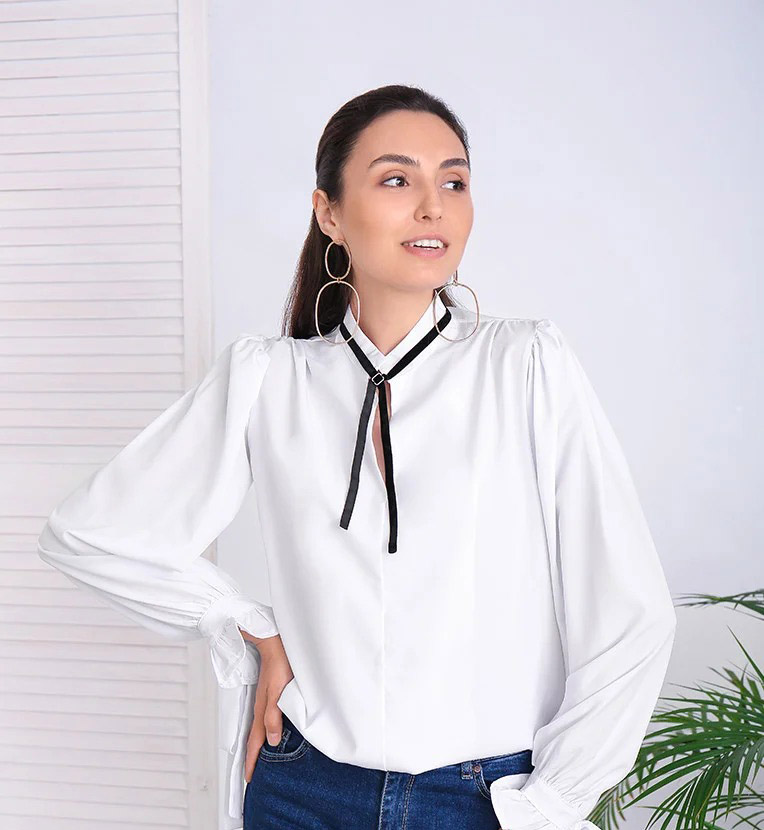 

Fashions • Женская блуза Ментола Fashions 46-48 белый (477-фг)